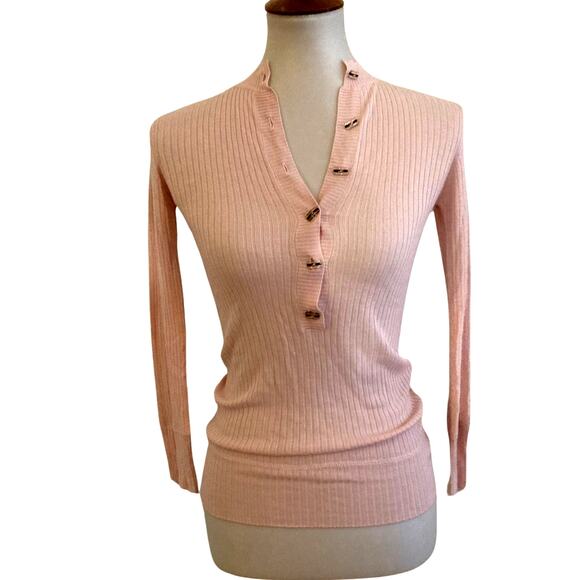 Eco Friendly Bamboo Pastel Pink Knit by Avita Coop - Picture 1 of 6